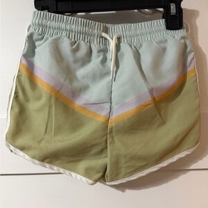 Retro Swim Trunks